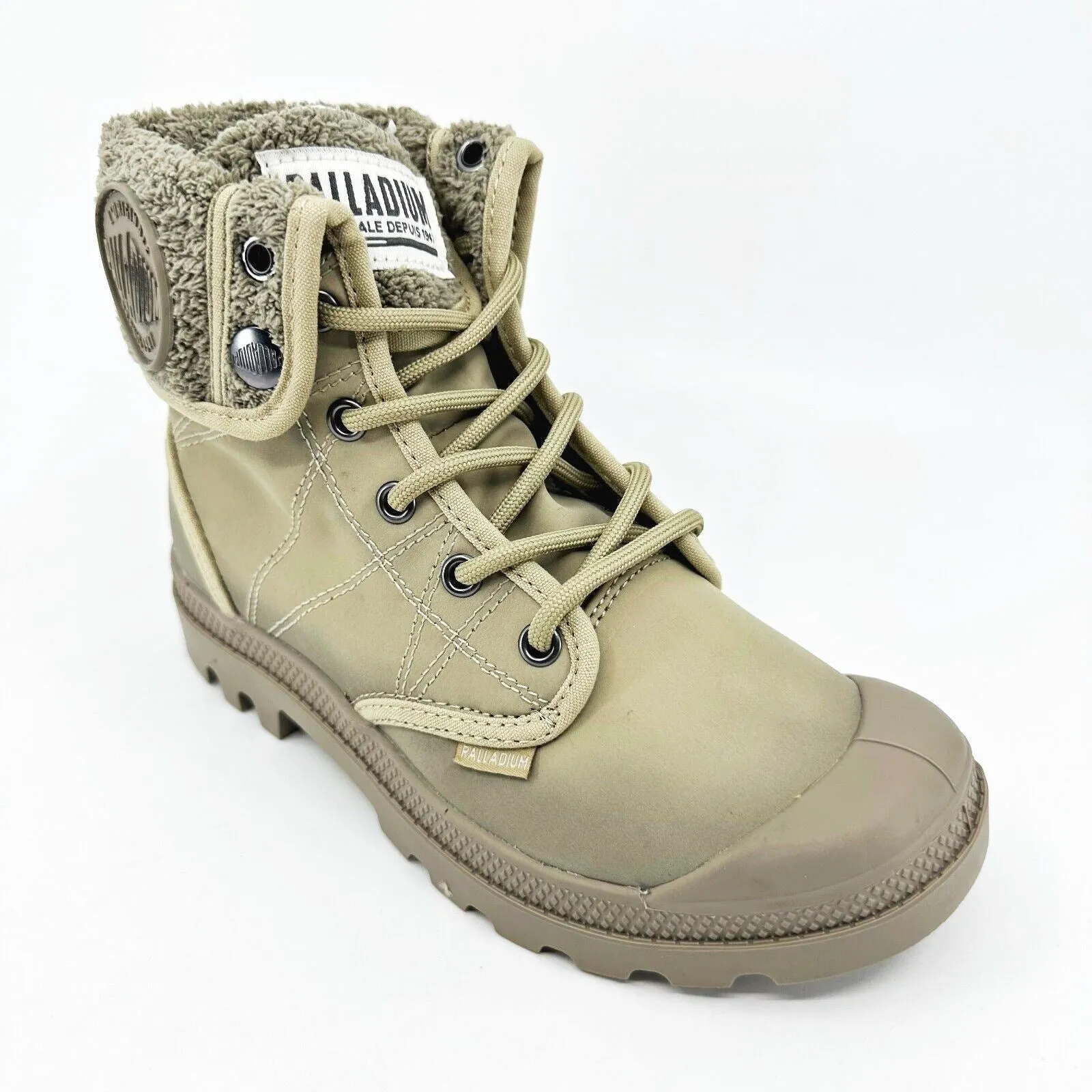 Palladium Pallabrousse Baggy Safari Dune Womens Size 5.5 Combat Boots 75978 248