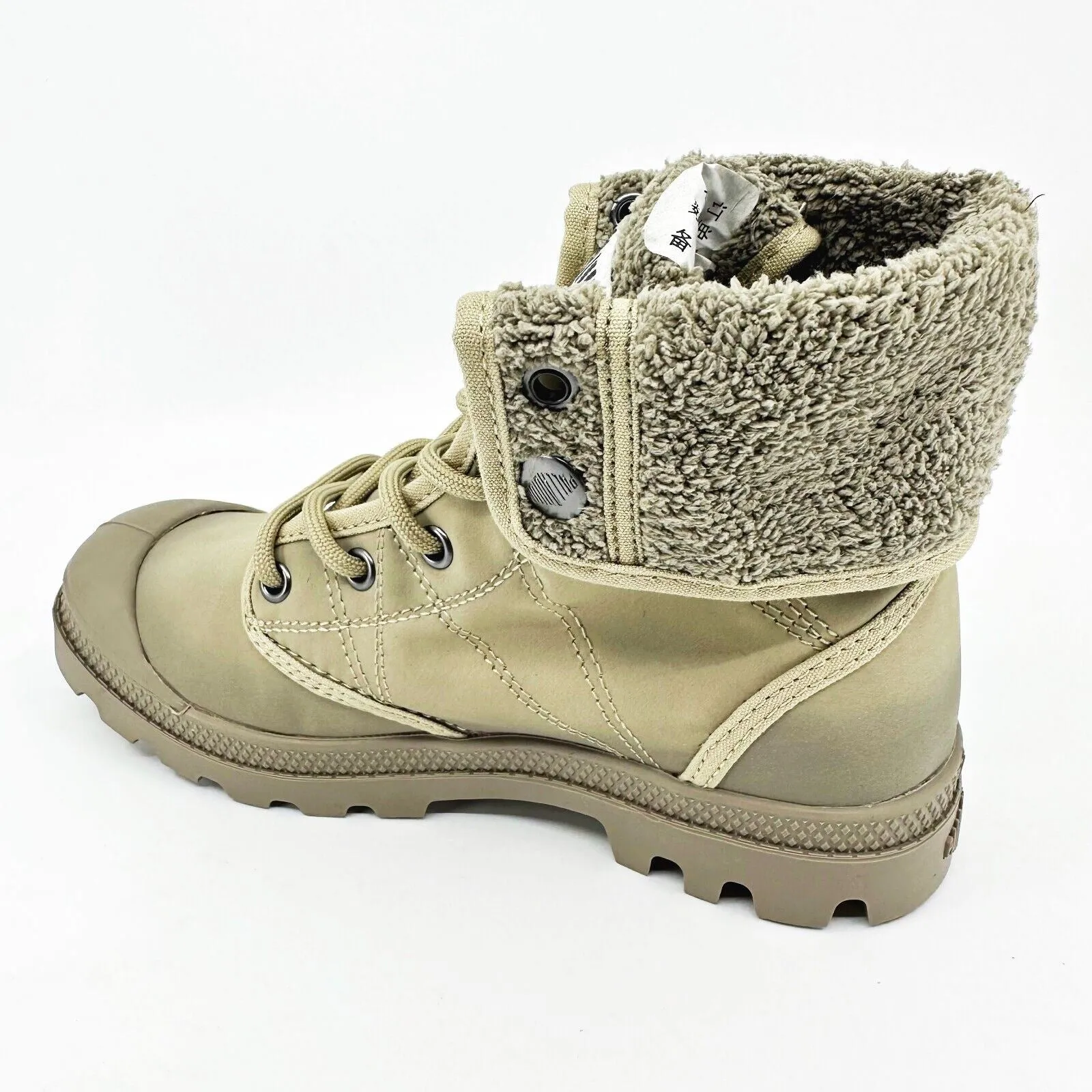 Palladium Pallabrousse Baggy Safari Dune Womens Size 5.5 Combat Boots 75978 248