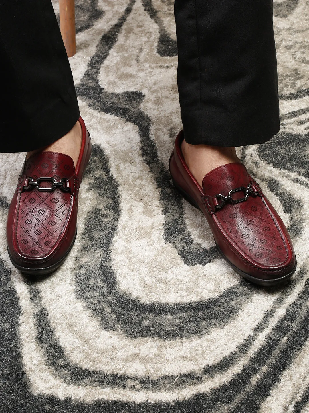 Pelle Albero Bordo Loafers for Men