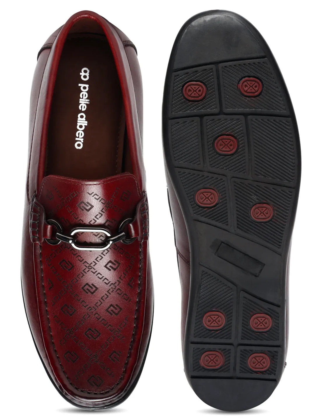 Pelle Albero Bordo Loafers for Men