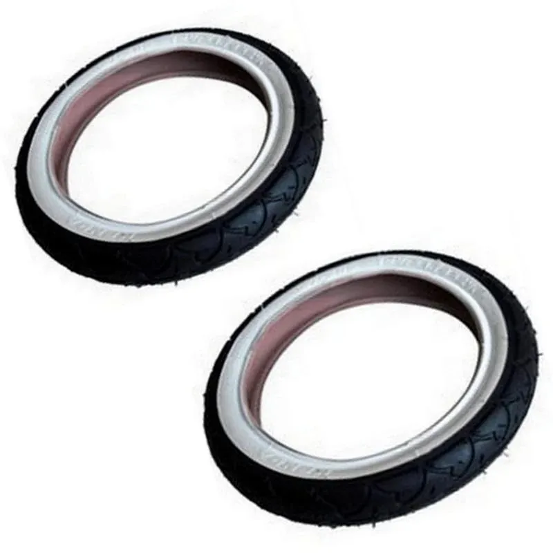 phil&teds 12 Inch Tyre Set - Black
