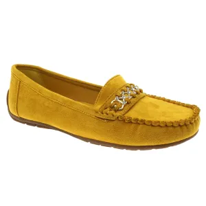 Pierre Dumas Aramis Suede Loafer - Mustard