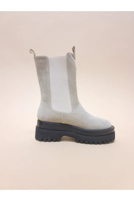 Platform Mid Calf Boots