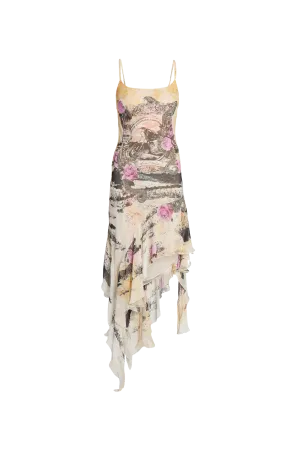 Printed Strap Dress