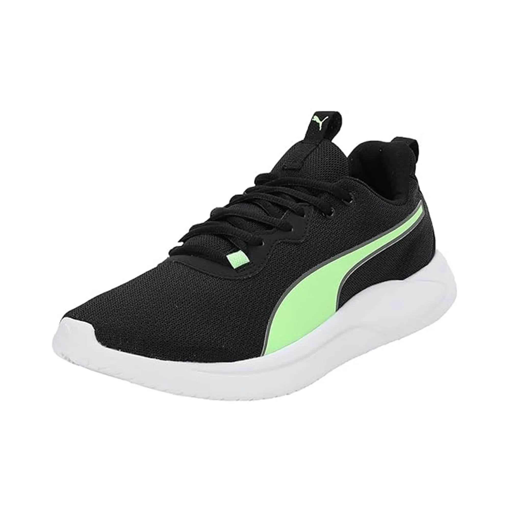 Puma Resolve Modern Unisex Running Shoe (Black-Fizzy Lime-White) 37703609