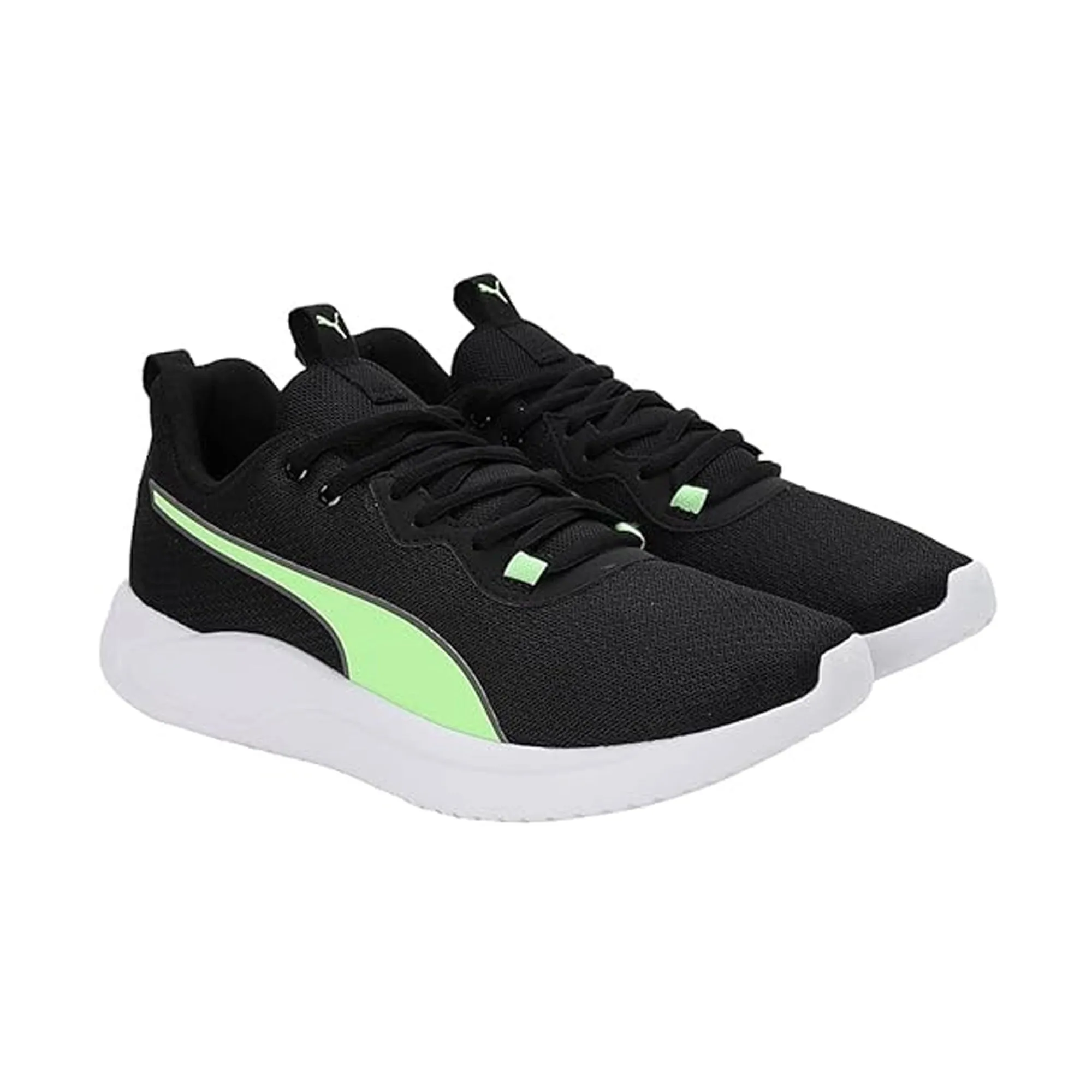 Puma Resolve Modern Unisex Running Shoe (Black-Fizzy Lime-White) 37703609