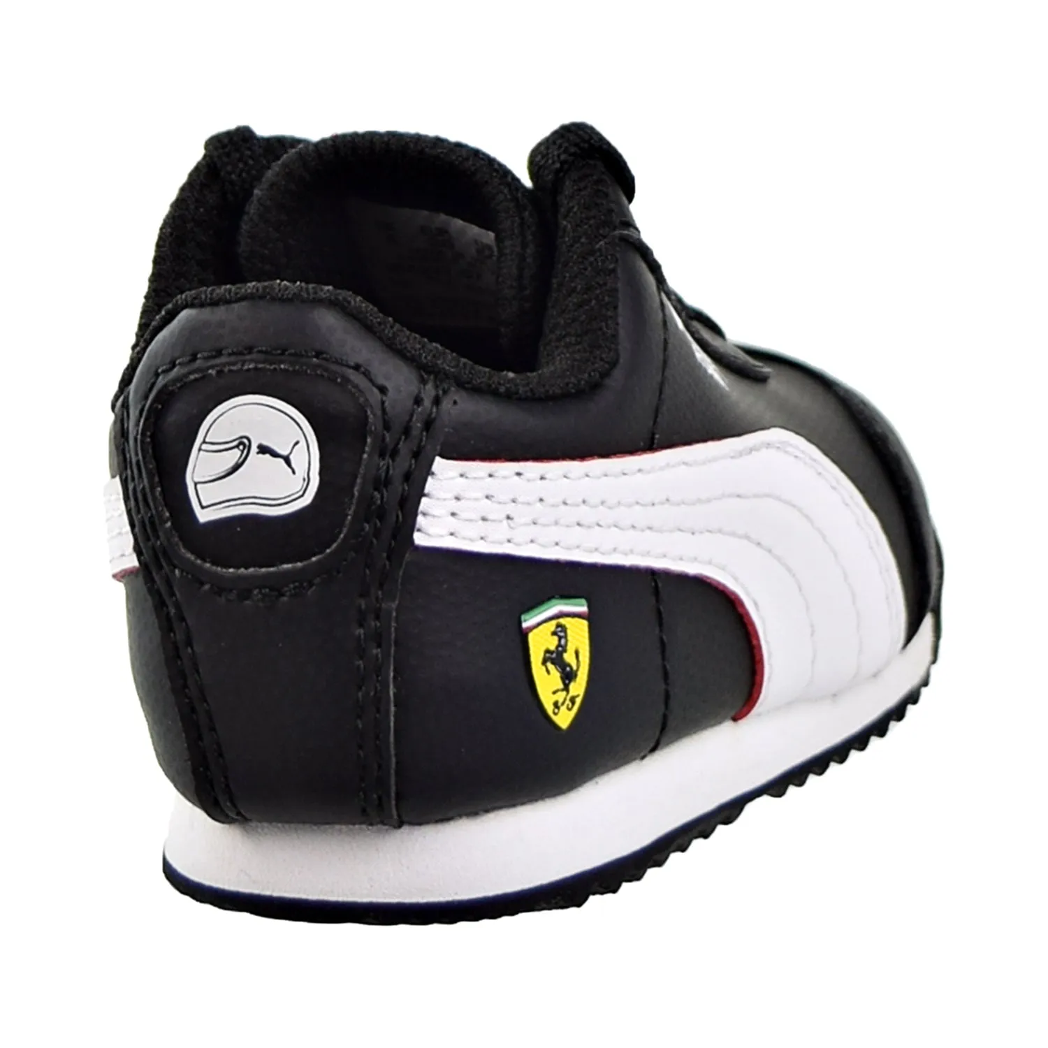 Puma Scuderia Ferrari Roma Toddler Shoes Black/White/Rosso Corsa