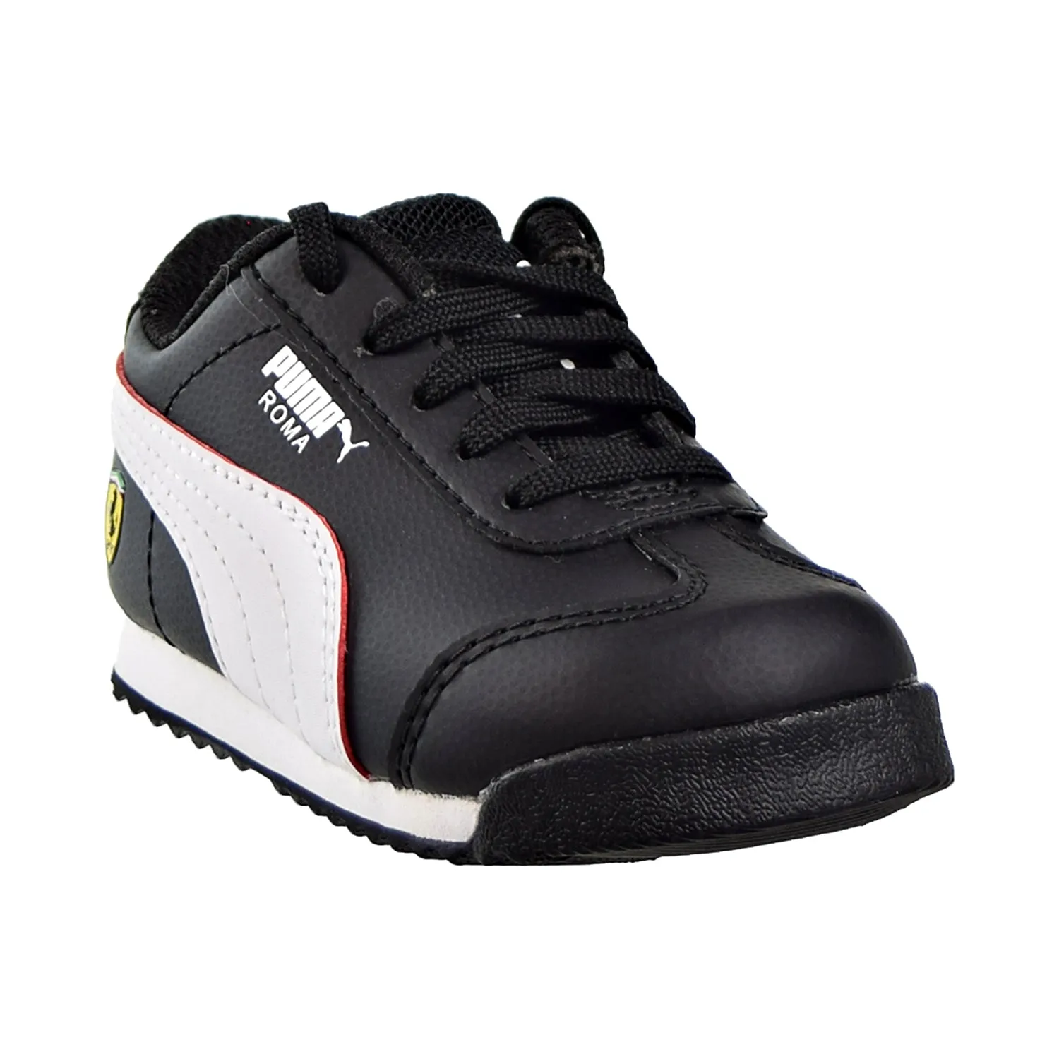 Puma Scuderia Ferrari Roma Toddler Shoes Black/White/Rosso Corsa
