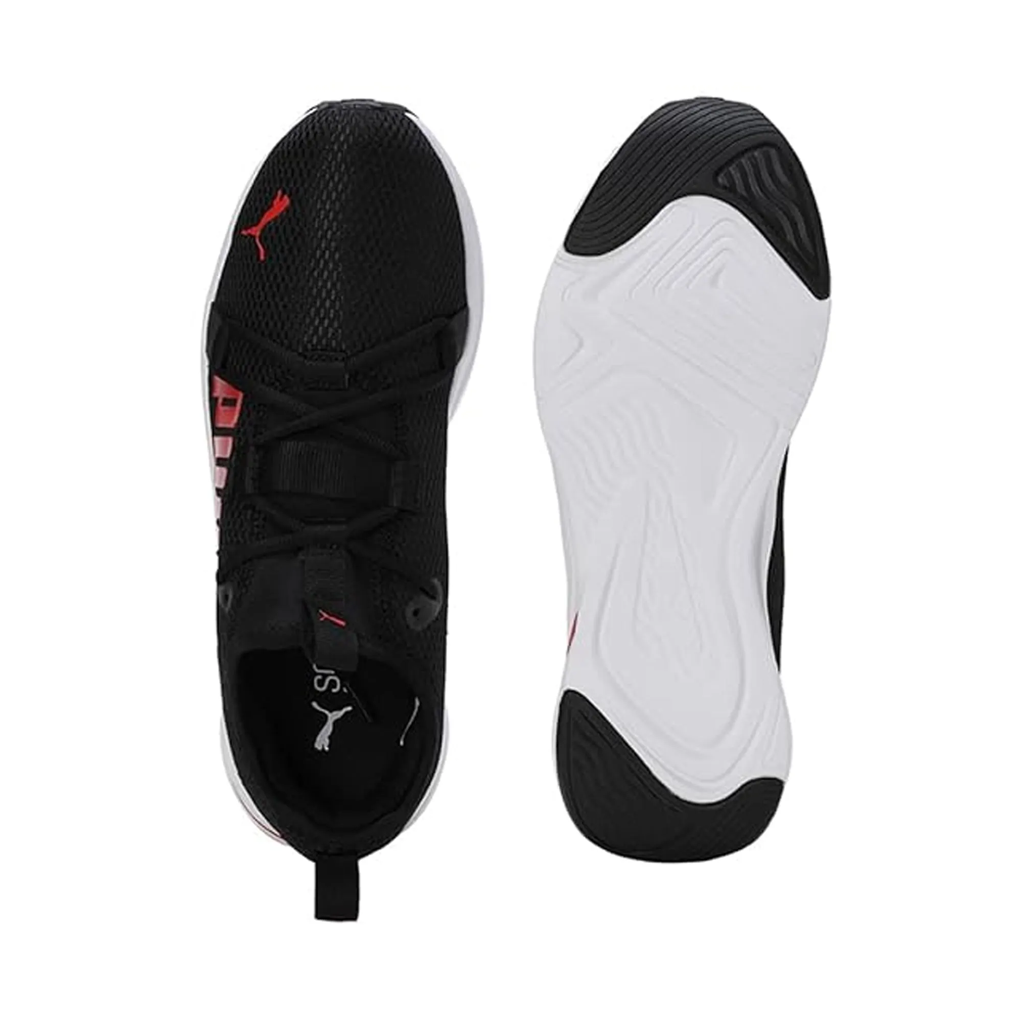 Puma Softride Rift Runlyn Men's Running Shoe (Black-For All Time Red) 31076602
