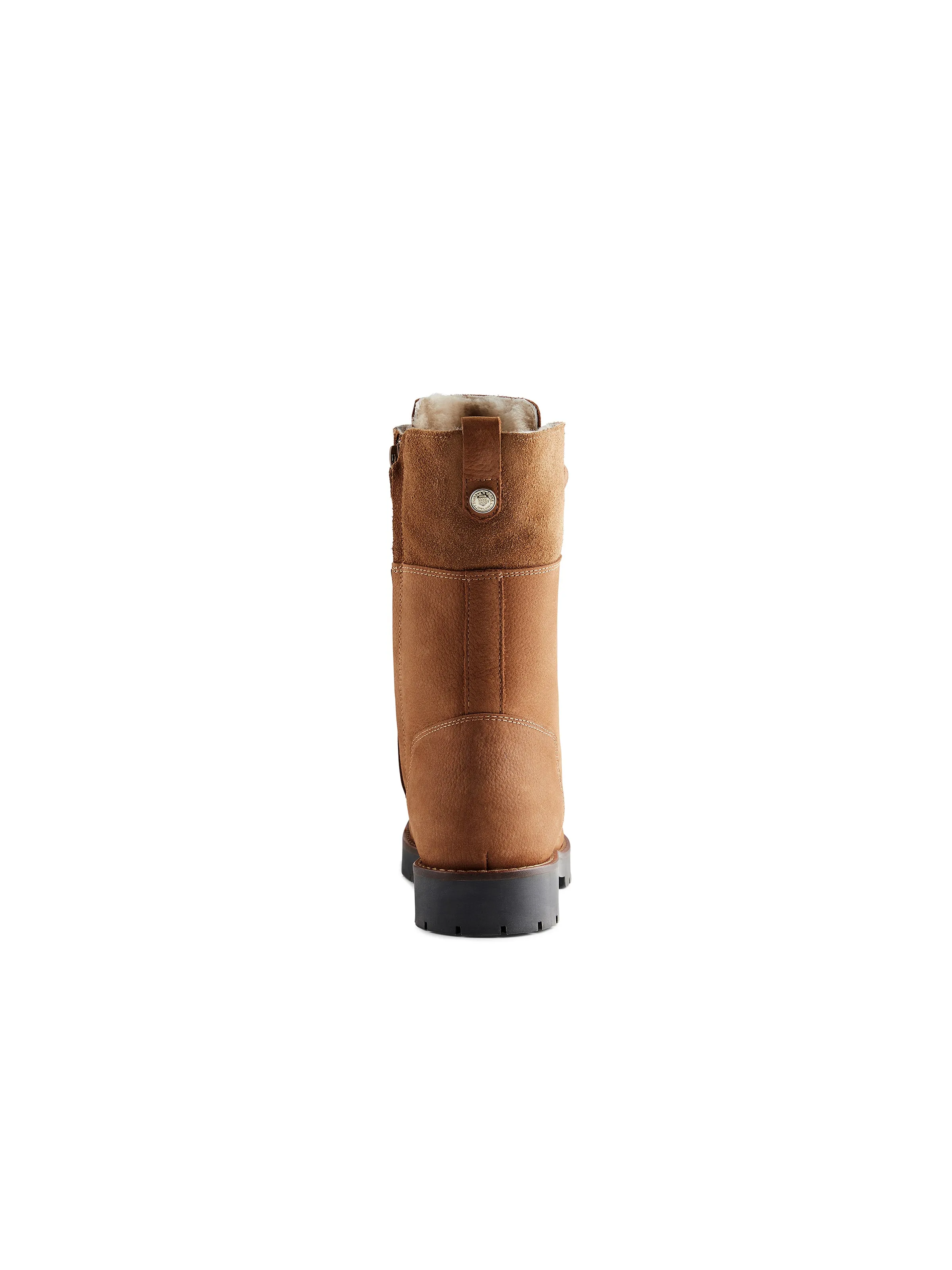 Shearling Lined Anglesey - Cognac Nubuck