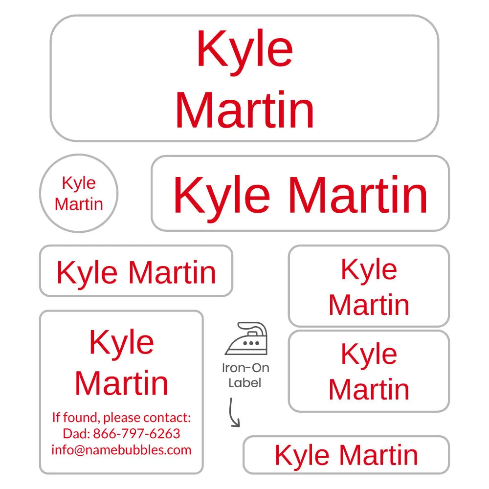 Simple Sleepaway Camp Labels Pack