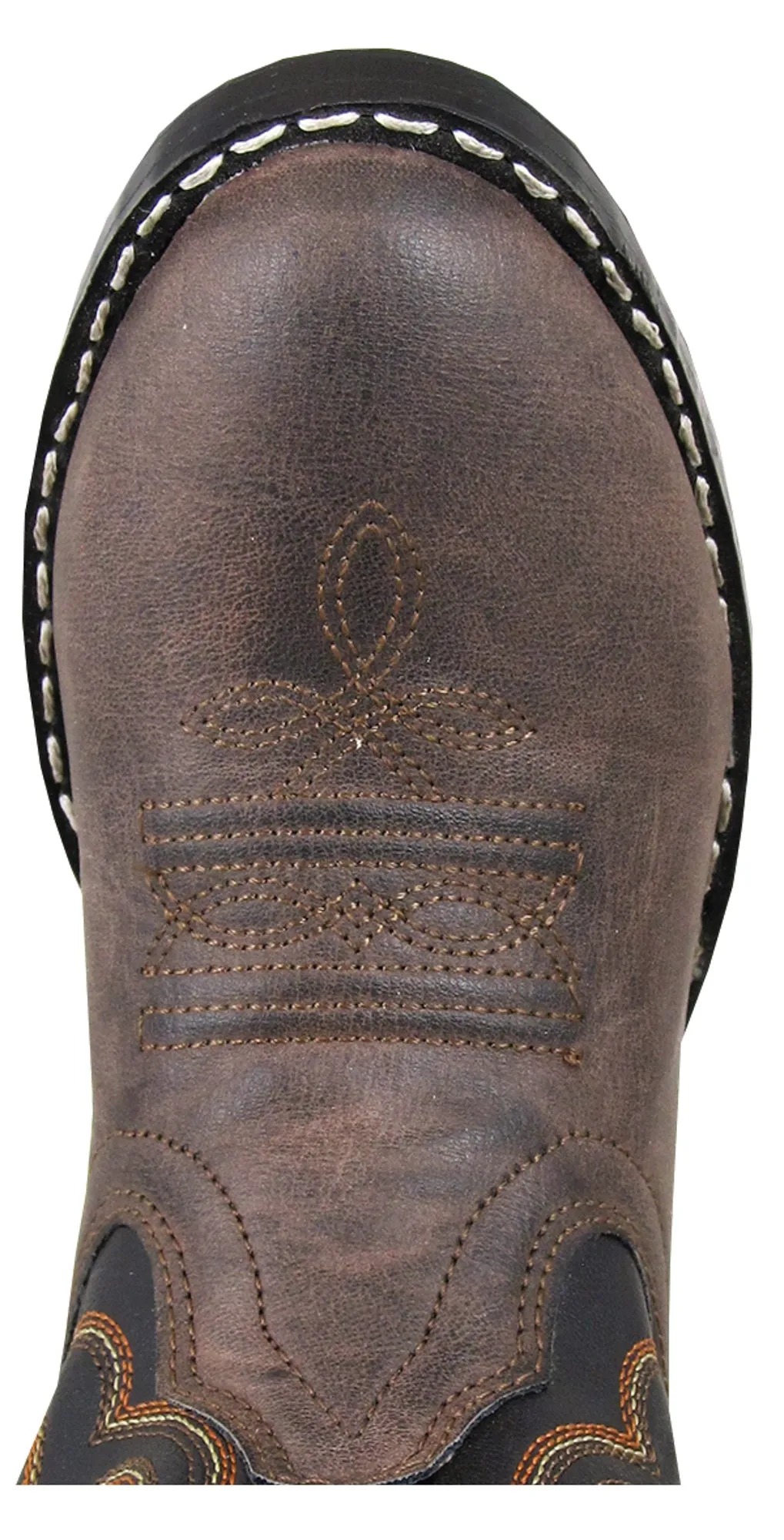 Smoky Mountain Boots Children Unisex Monterey Brown/Black Faux Leather 9.5 D