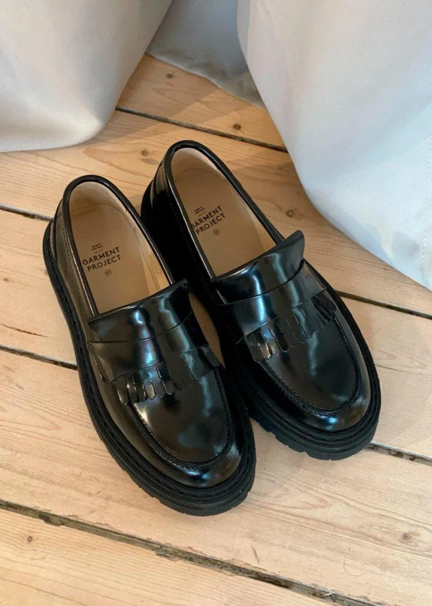 Spike Loafer - Black - Black