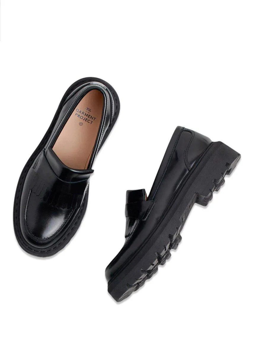 Spike Loafer - Black - Black