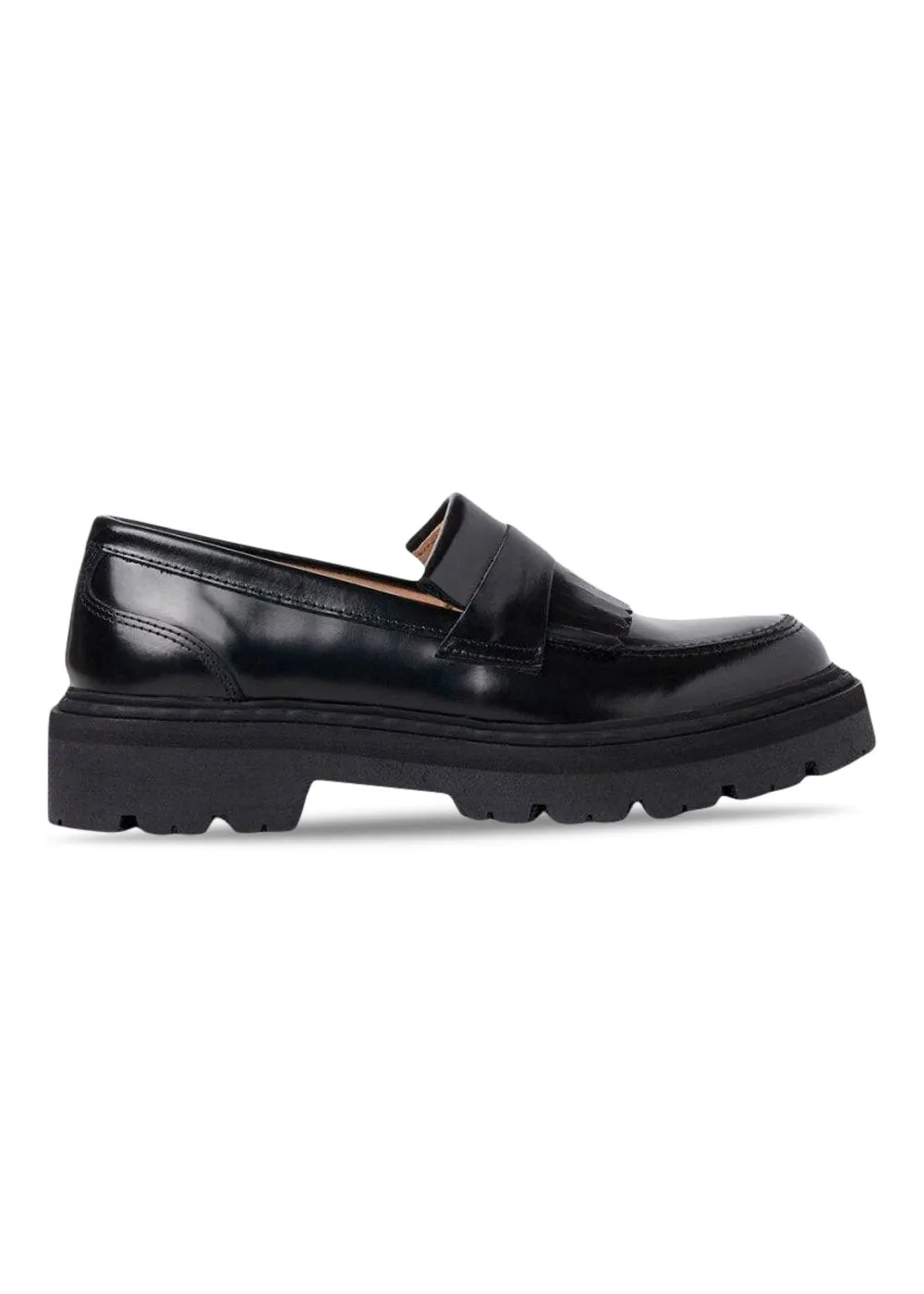 Spike Loafer - Black - Black
