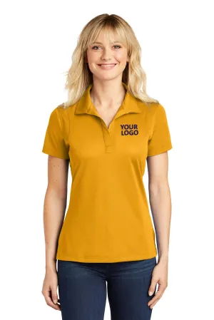 Sport-Tek Ladies Micropique Branded Sport-Wick Polos, Gold