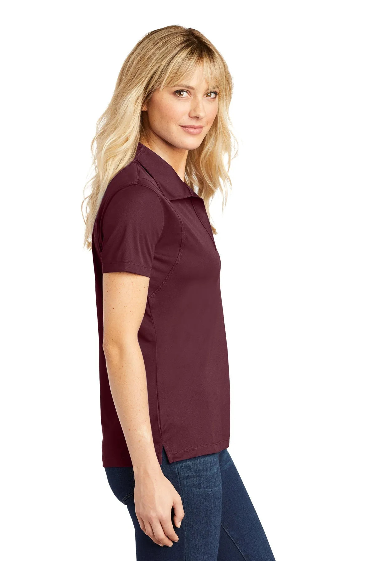 Sport-Tek Ladies Micropique Customized Sport-Wick Polos, Maroon