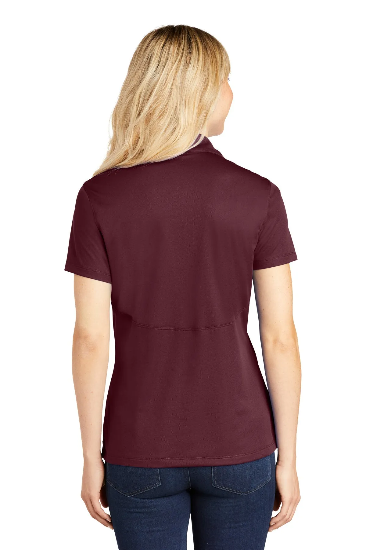 Sport-Tek Ladies Micropique Customized Sport-Wick Polos, Maroon