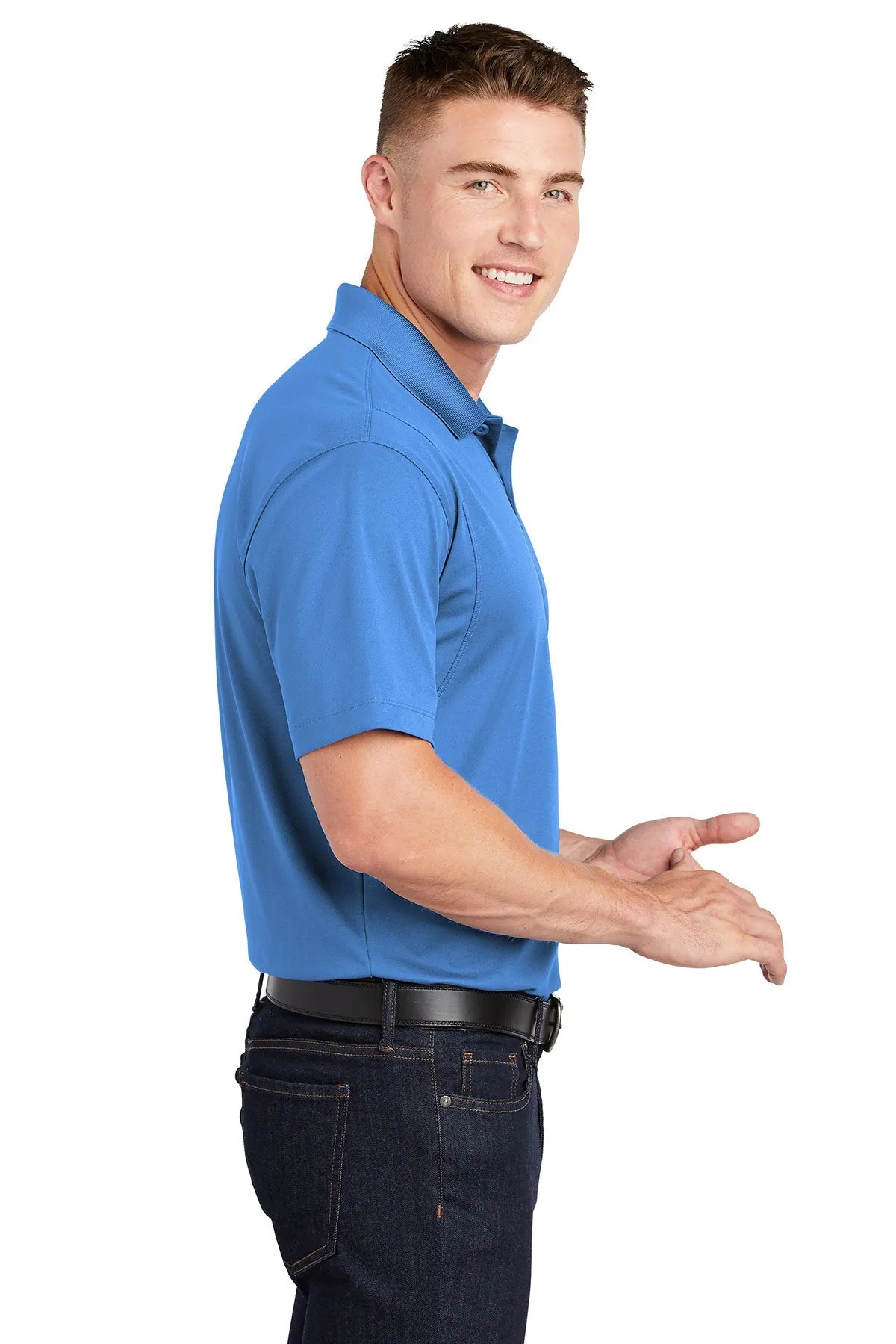Sport-Tek Micropique Customized Sport-Wick Polos, Blue Lake
