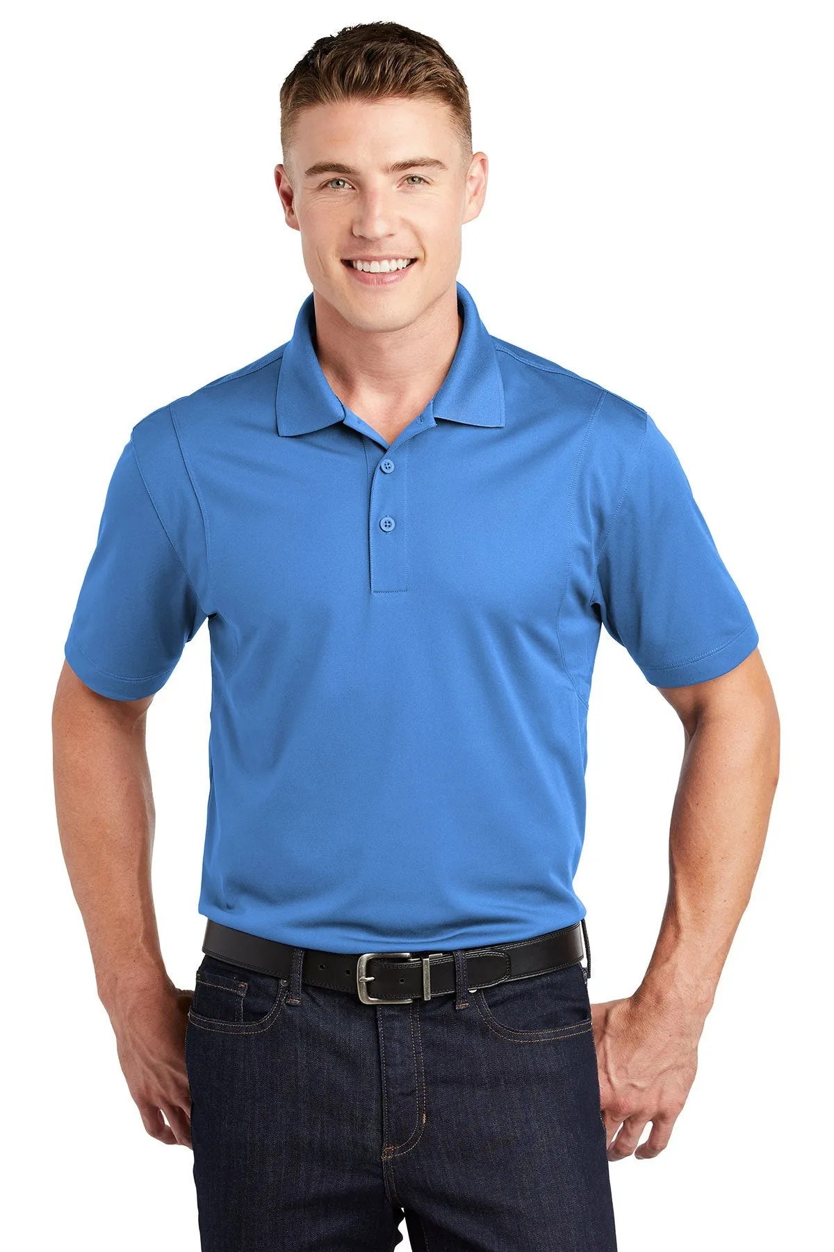 Sport-Tek Micropique Customized Sport-Wick Polos, Blue Lake