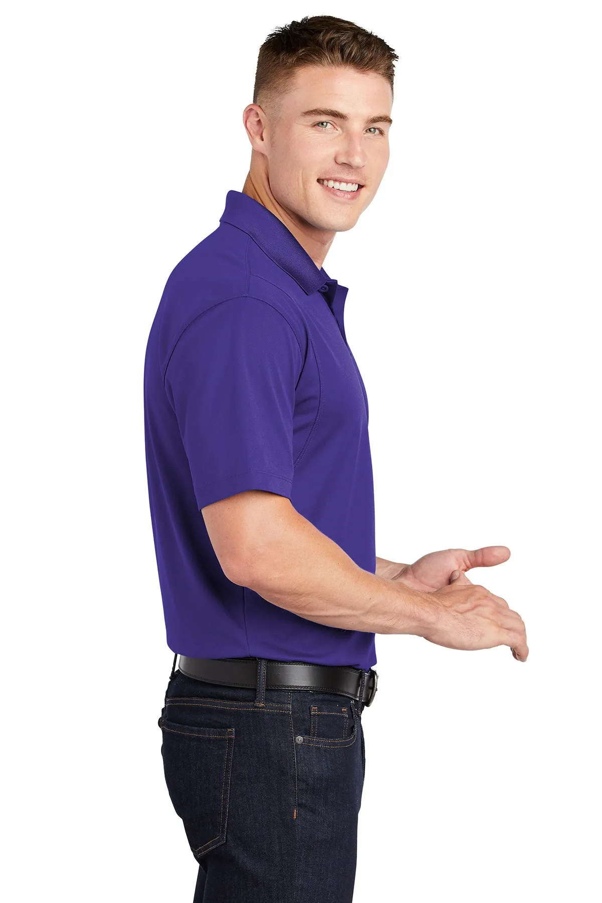 Sport-Tek Micropique Customized Sport-Wick Polos, Purple