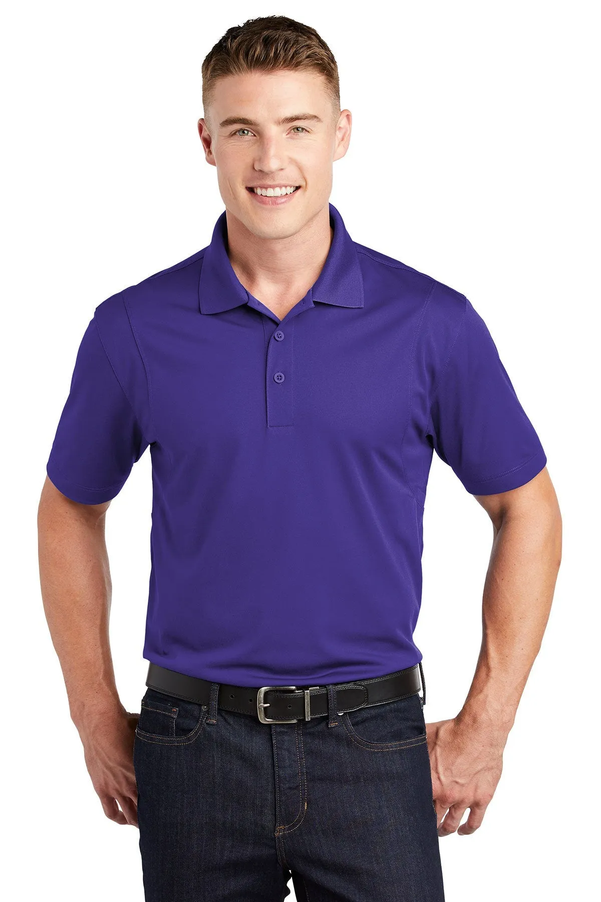 Sport-Tek Micropique Customized Sport-Wick Polos, Purple