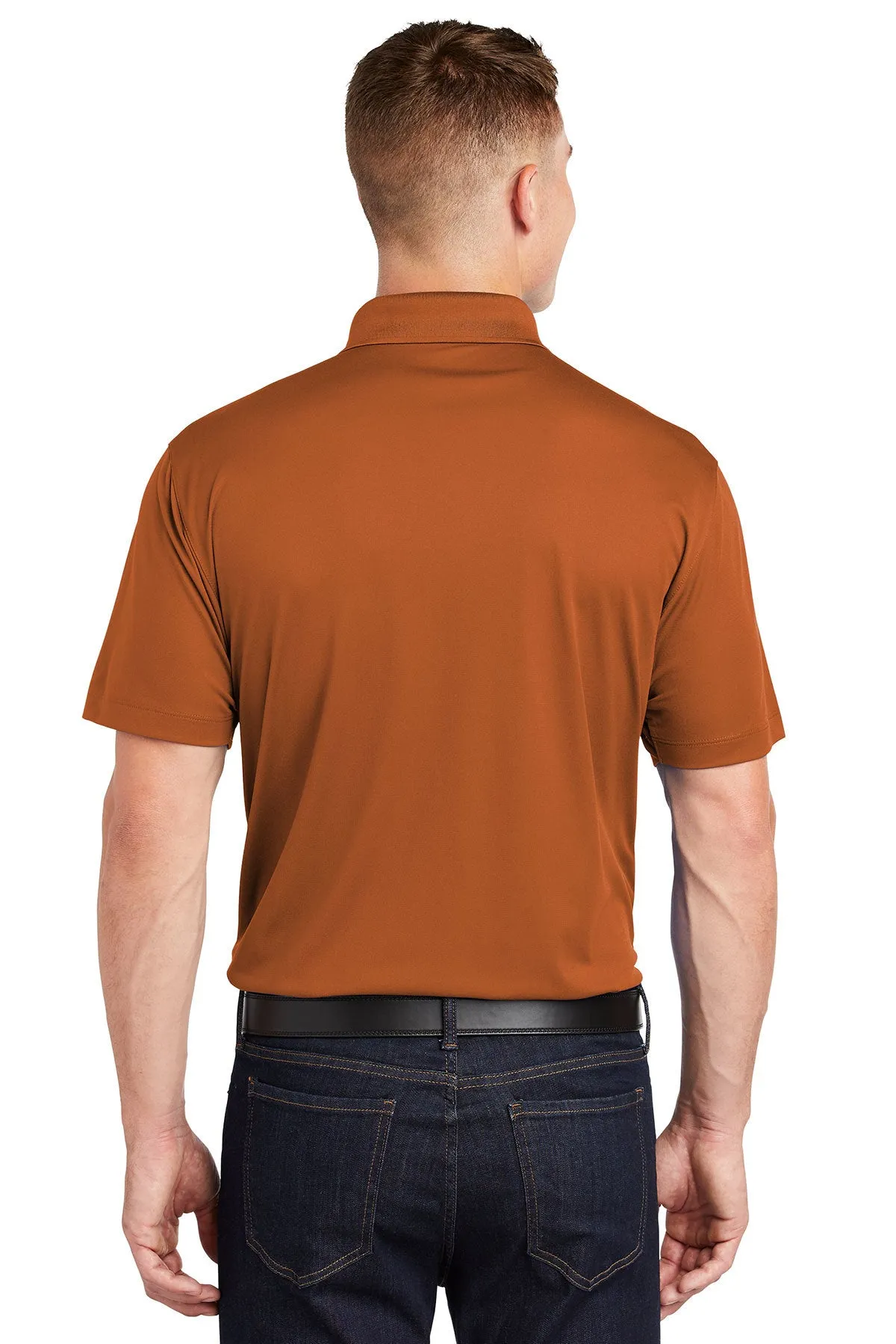 Sport-Tek Micropique Customized Sport-Wick Polos, Texas Orange