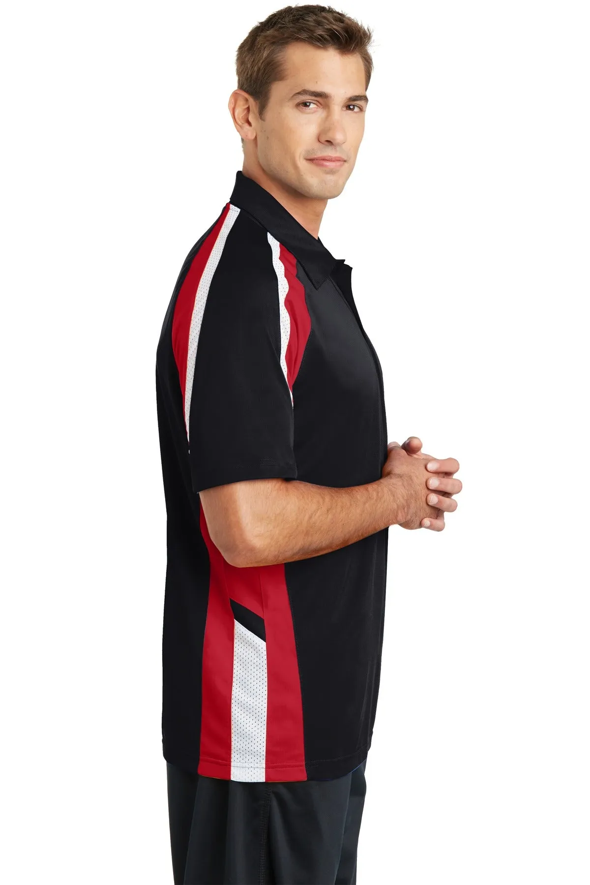 Sport-Tek® Tricolor Micropique Sport-Wick® Polo. ST654