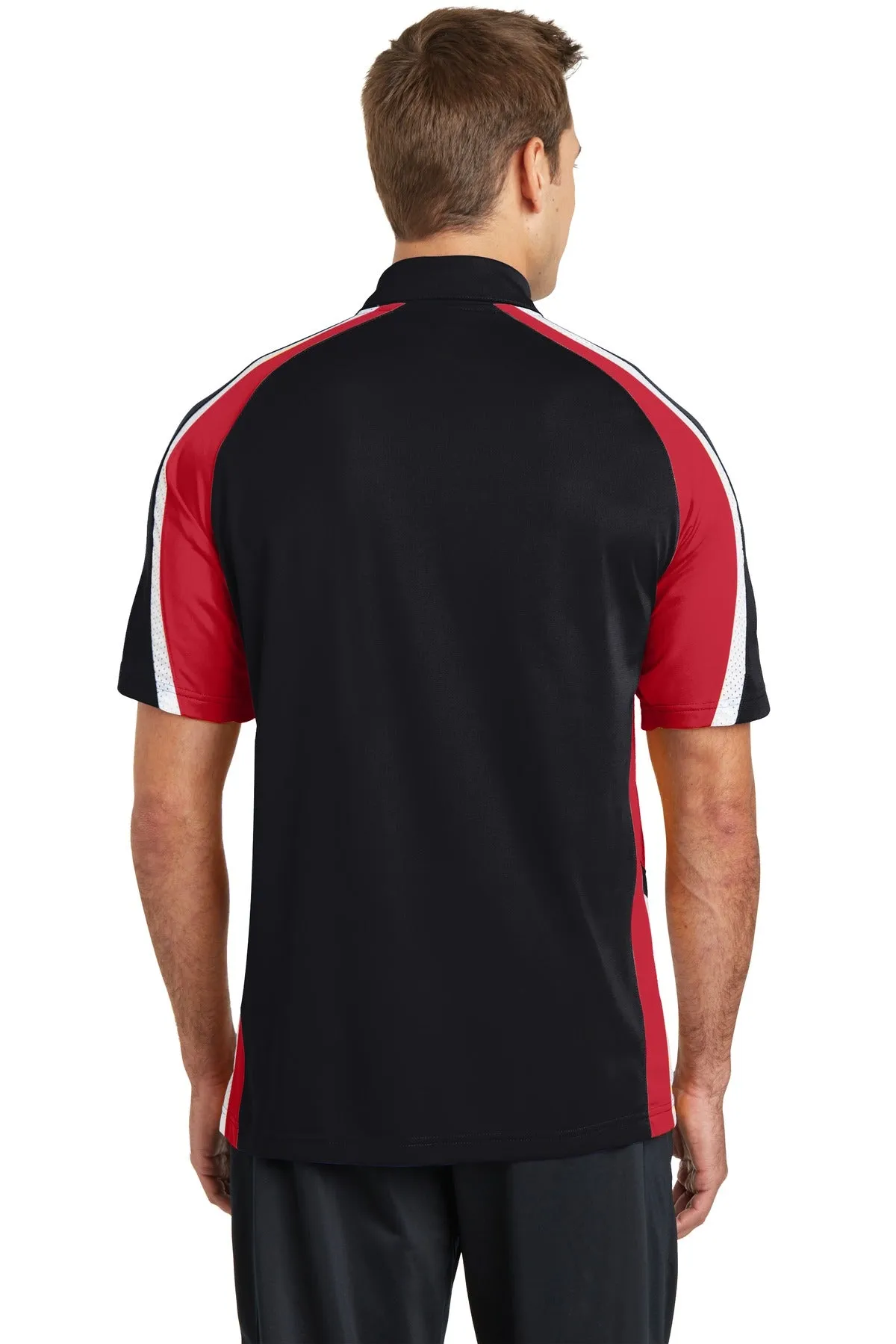 Sport-Tek® Tricolor Micropique Sport-Wick® Polo. ST654