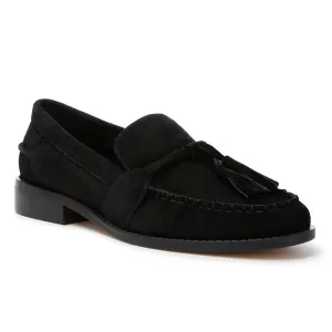 Tassels Detail Suede Loafers