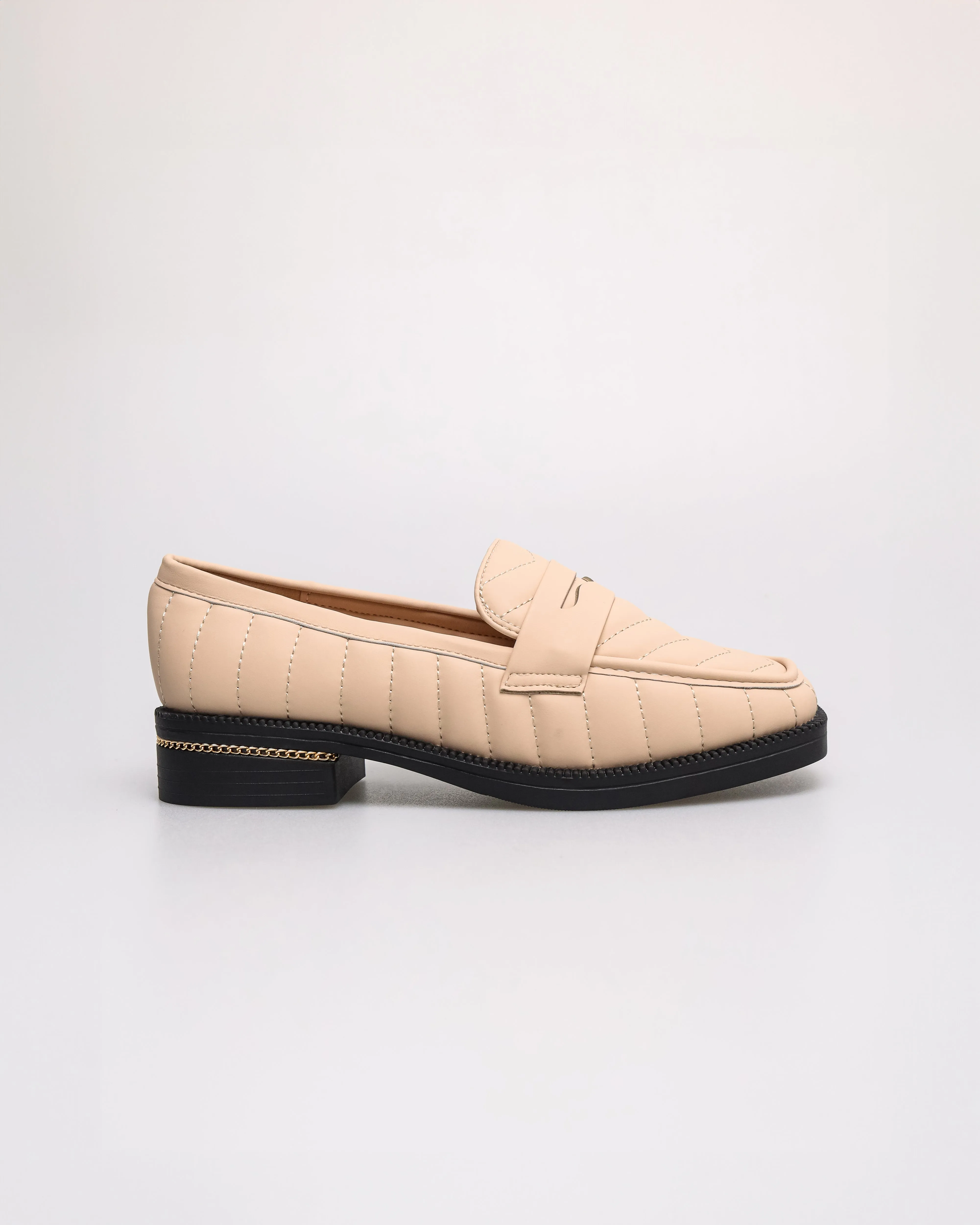 Tomaz FL079 Ladies Quilted Elegance Penny Loafers