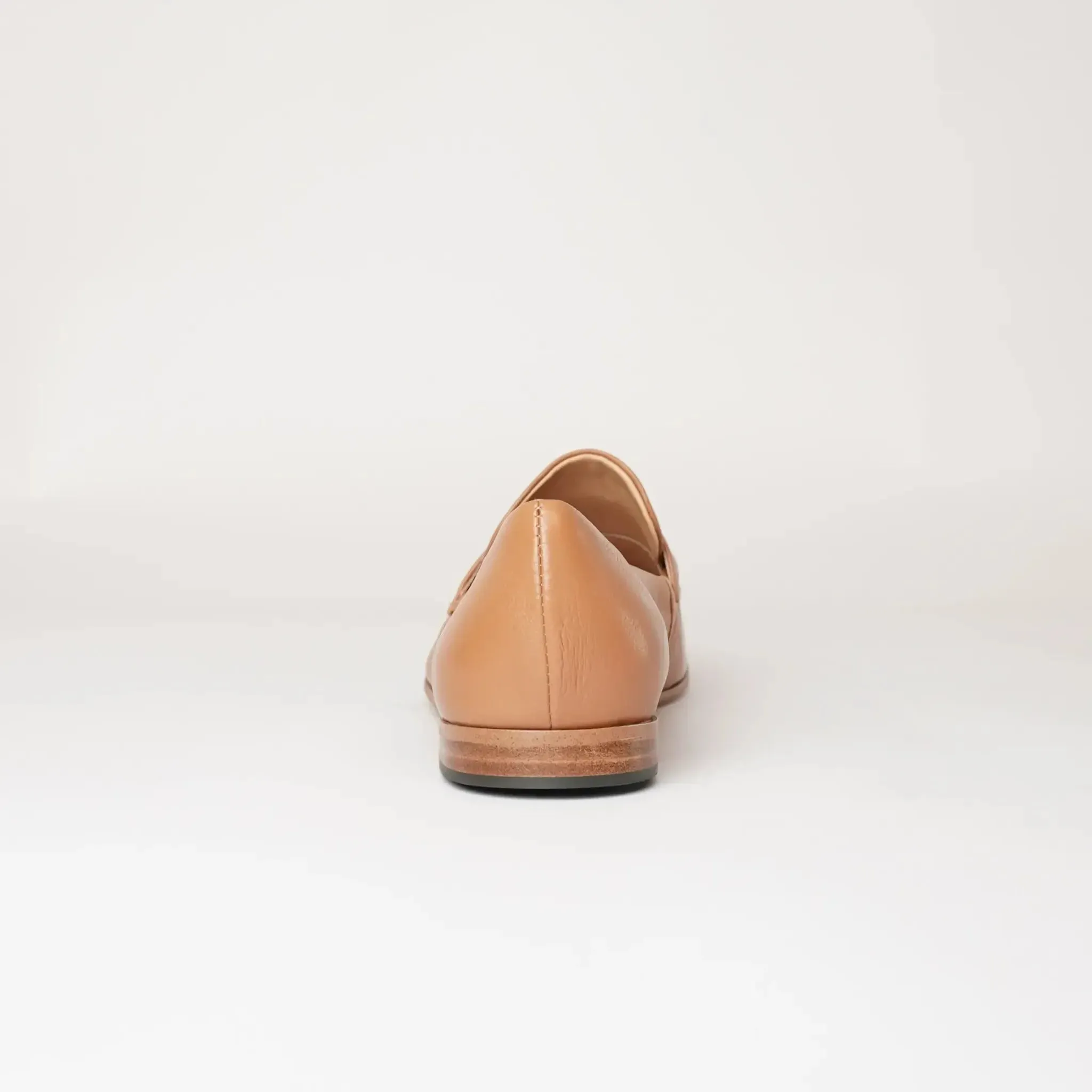Ulani Dark Tan Leather Loafers
