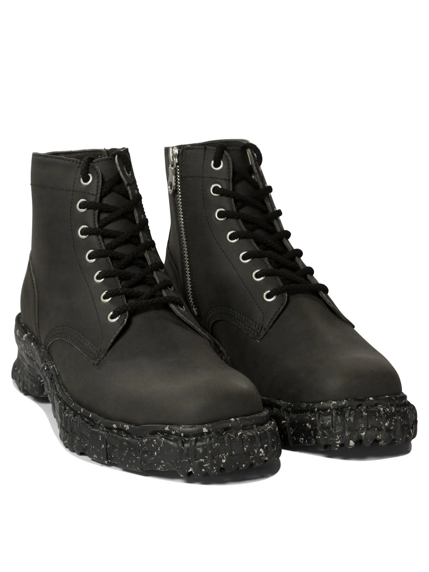 Vintage-Like Combat Boots Stivali & Stivaletti Nero