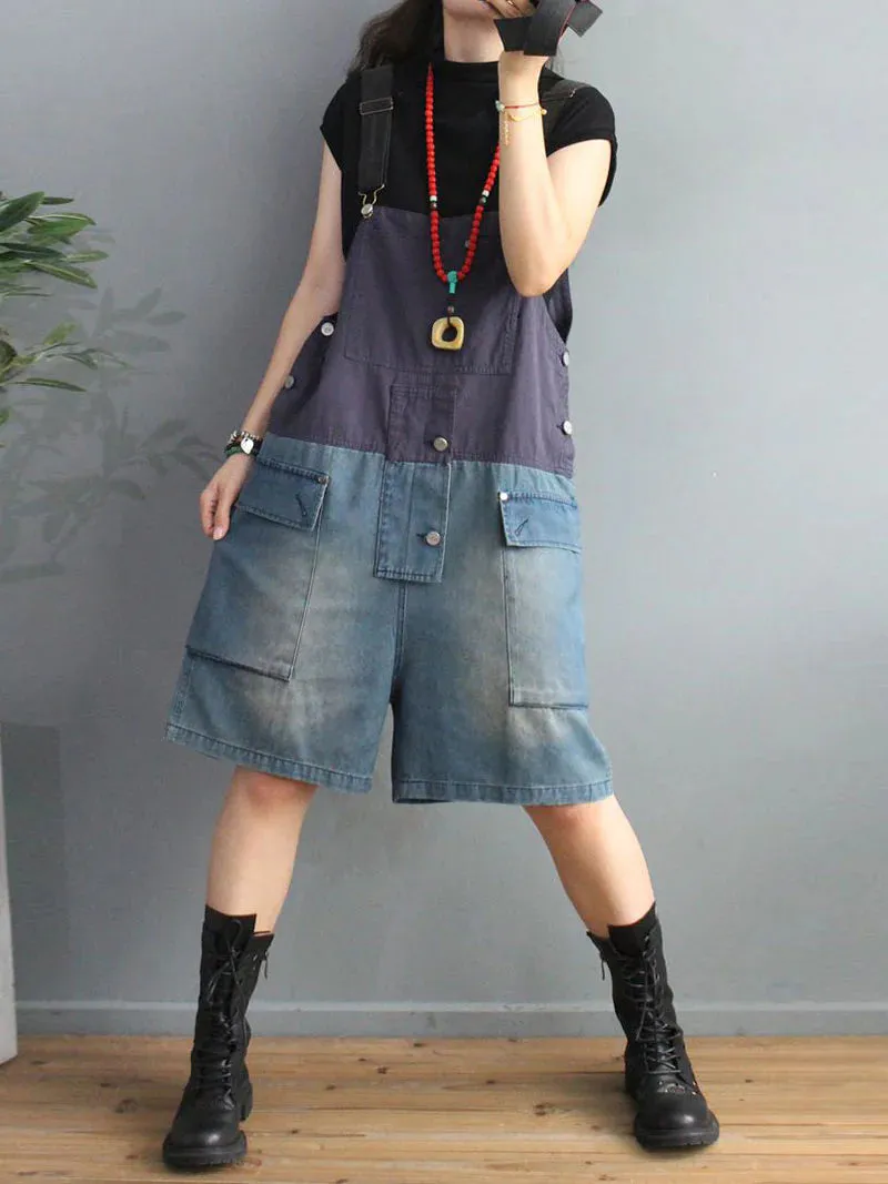 Vintage Short Overalls Dungarees