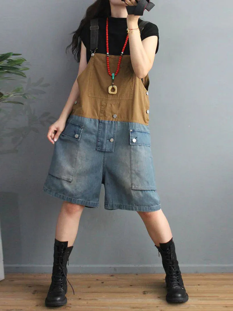 Vintage Short Overalls Dungarees