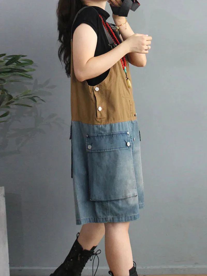 Vintage Short Overalls Dungarees