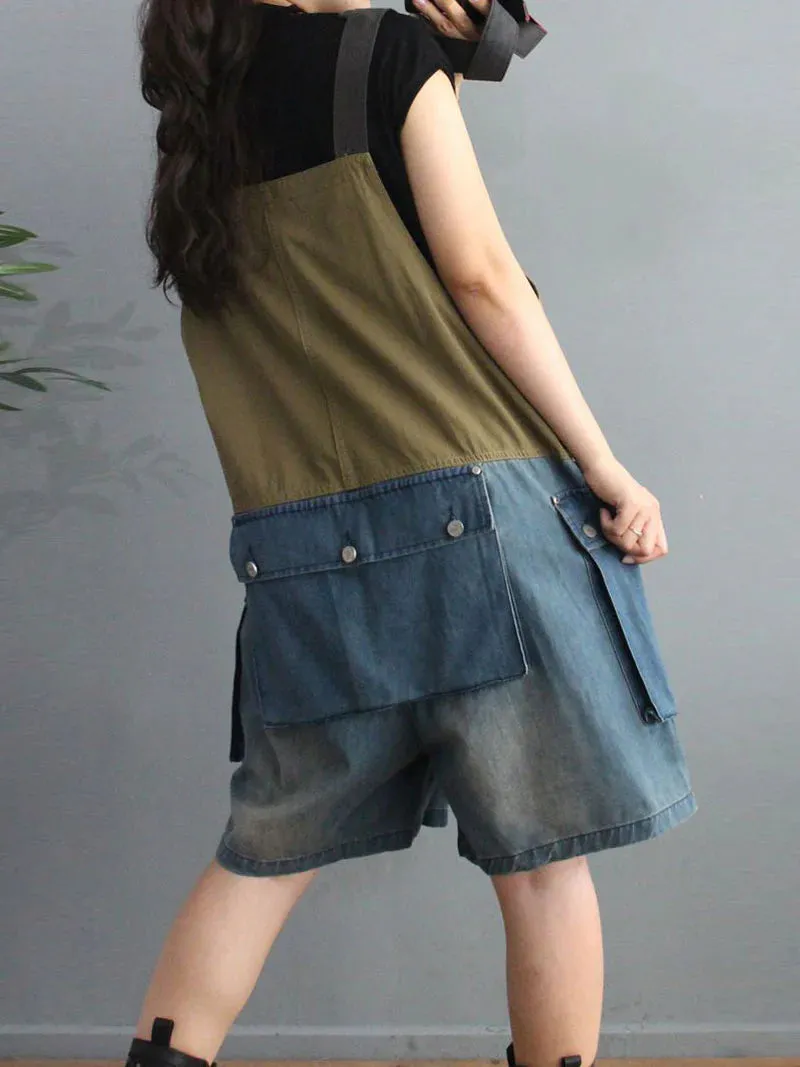Vintage Short Overalls Dungarees