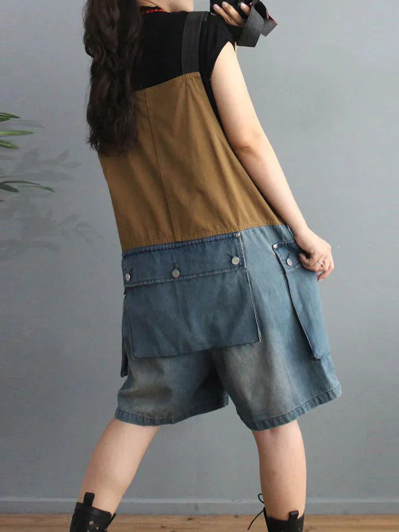 Vintage Short Overalls Dungarees