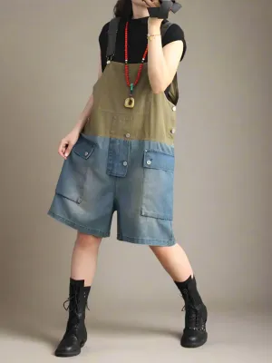 Vintage Short Overalls Dungarees