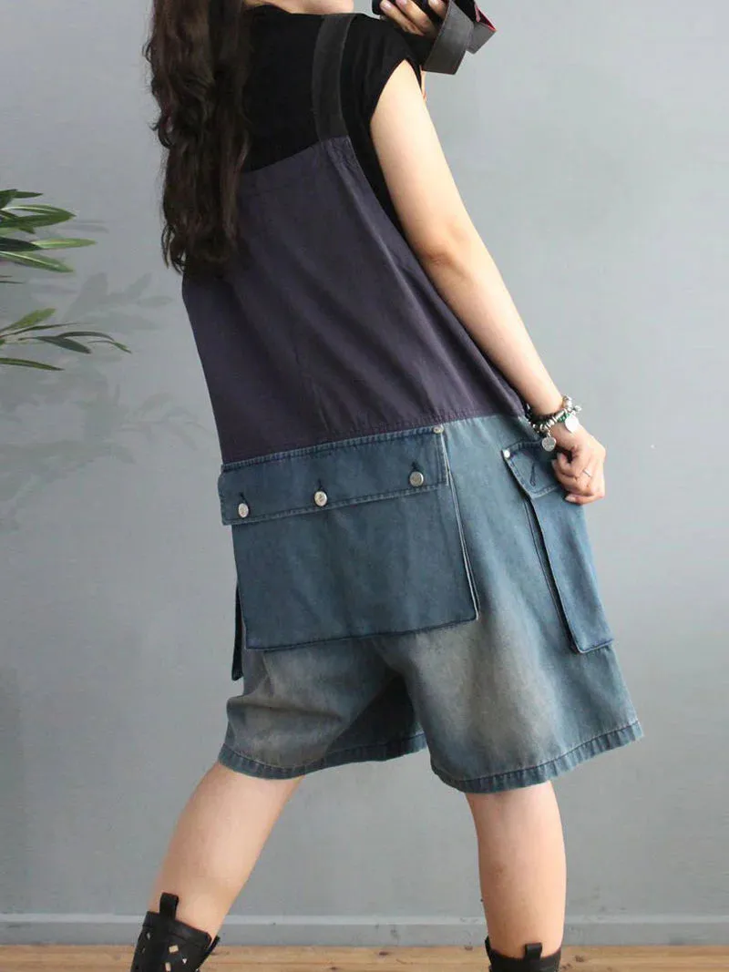 Vintage Short Overalls Dungarees