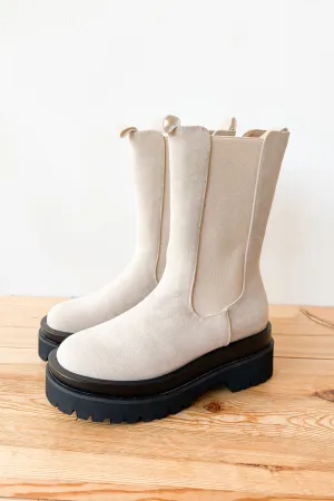 willow suede combat boots