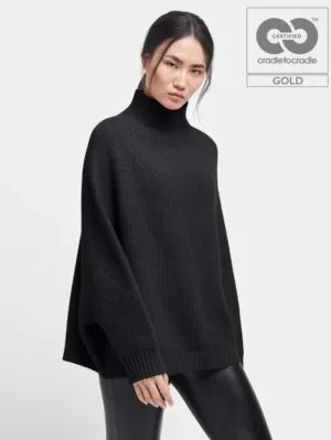 Wolford T Aurora Black Pullover 52749 7005