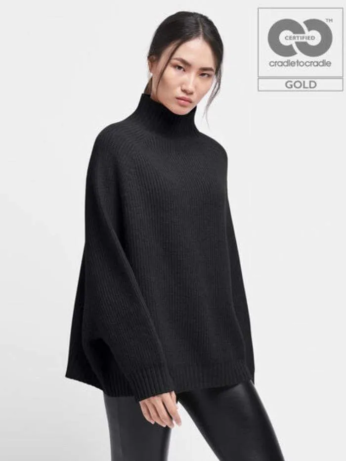 Wolford T Aurora Black Pullover 52749 7005
