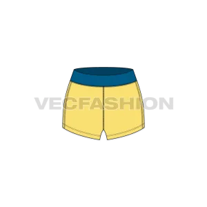 Women's Lycra Gym Shorts