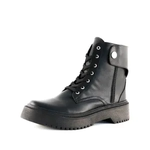 Women's Runaway Combat Boots Black