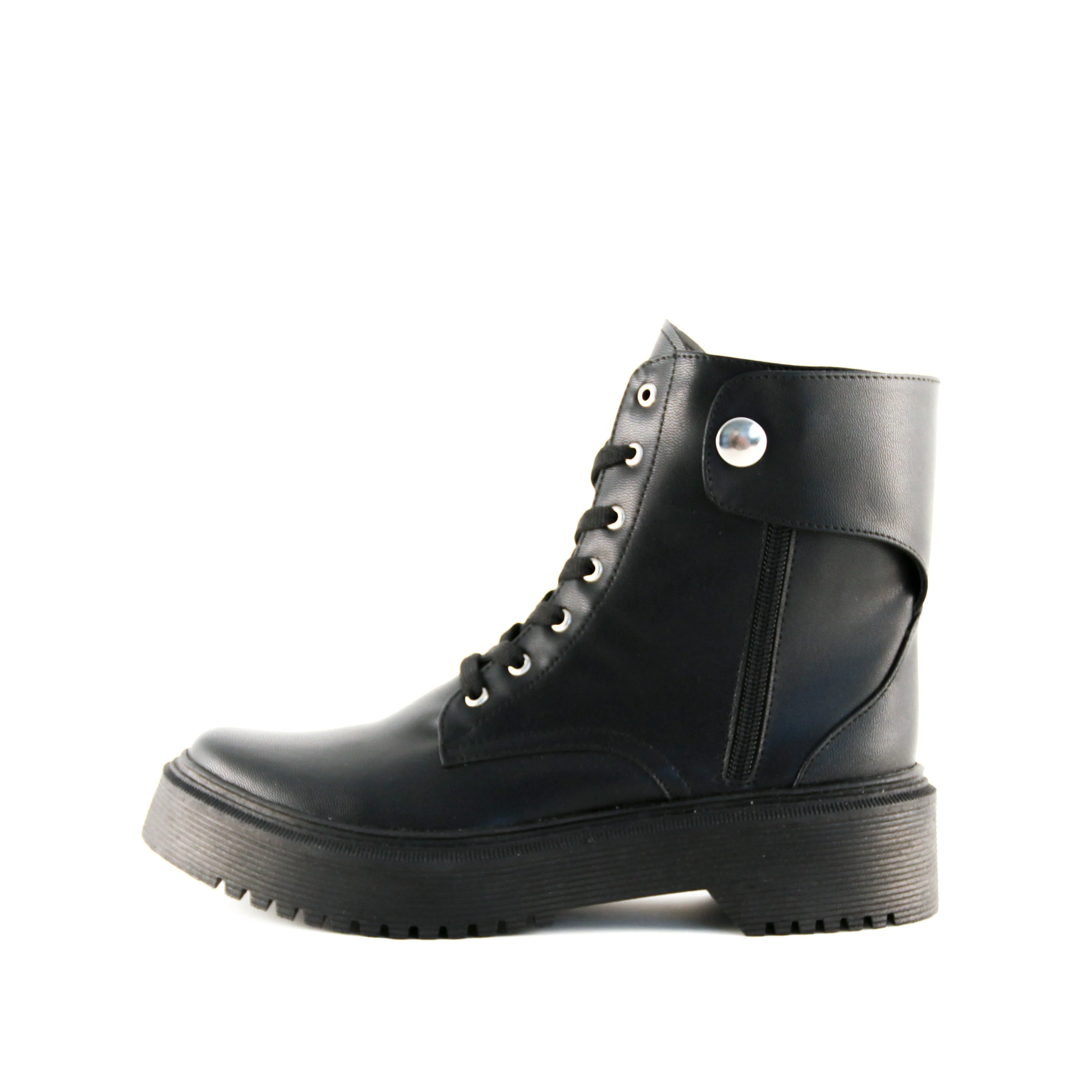 Women's Runaway Combat Boots Black