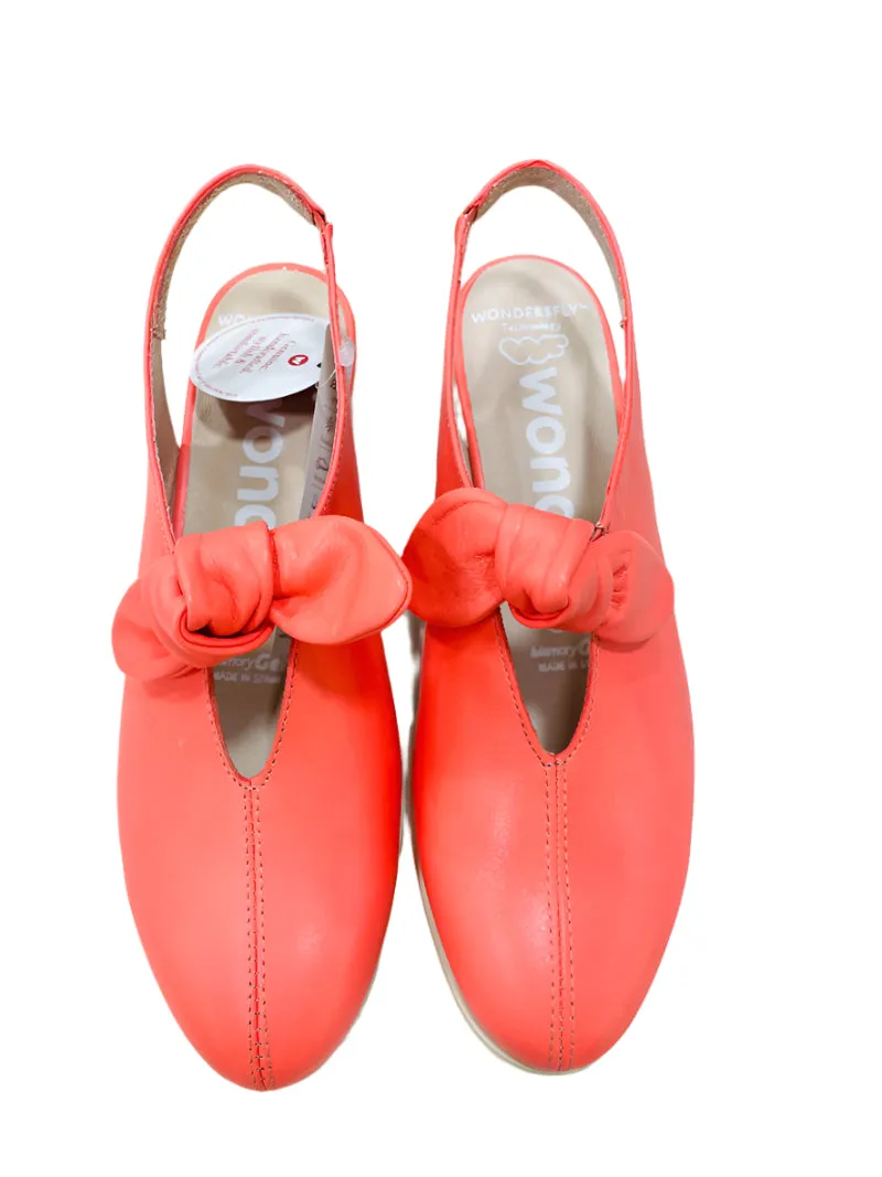 Wonders Coral Wedge Sling Back|C33315CO