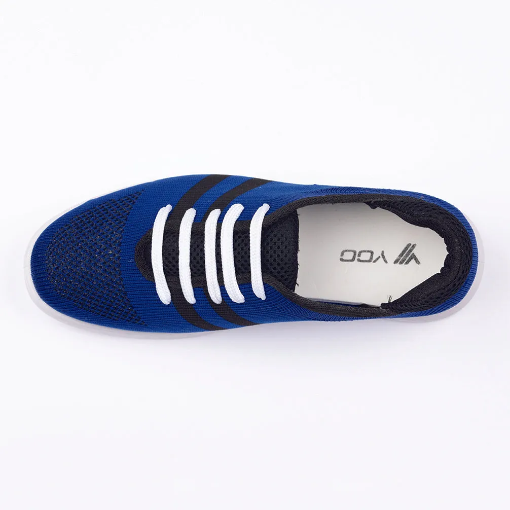 YOO BLUE SPORT KNITTED  SHOES FOR GENTS - SHAGY