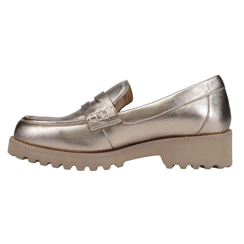 Zayna Metallic Loafers